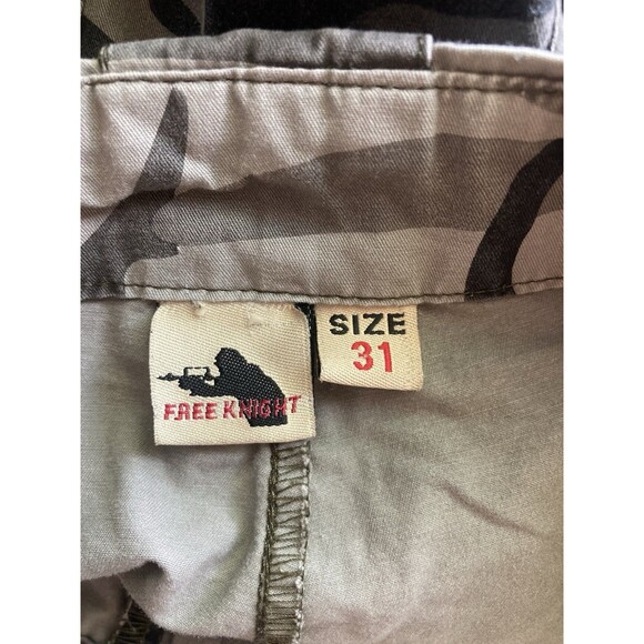 Free Knight Pants Mens 31x29.5 Camo Cargo Paratrooper Army Military Tactical - Picture 9 of 10